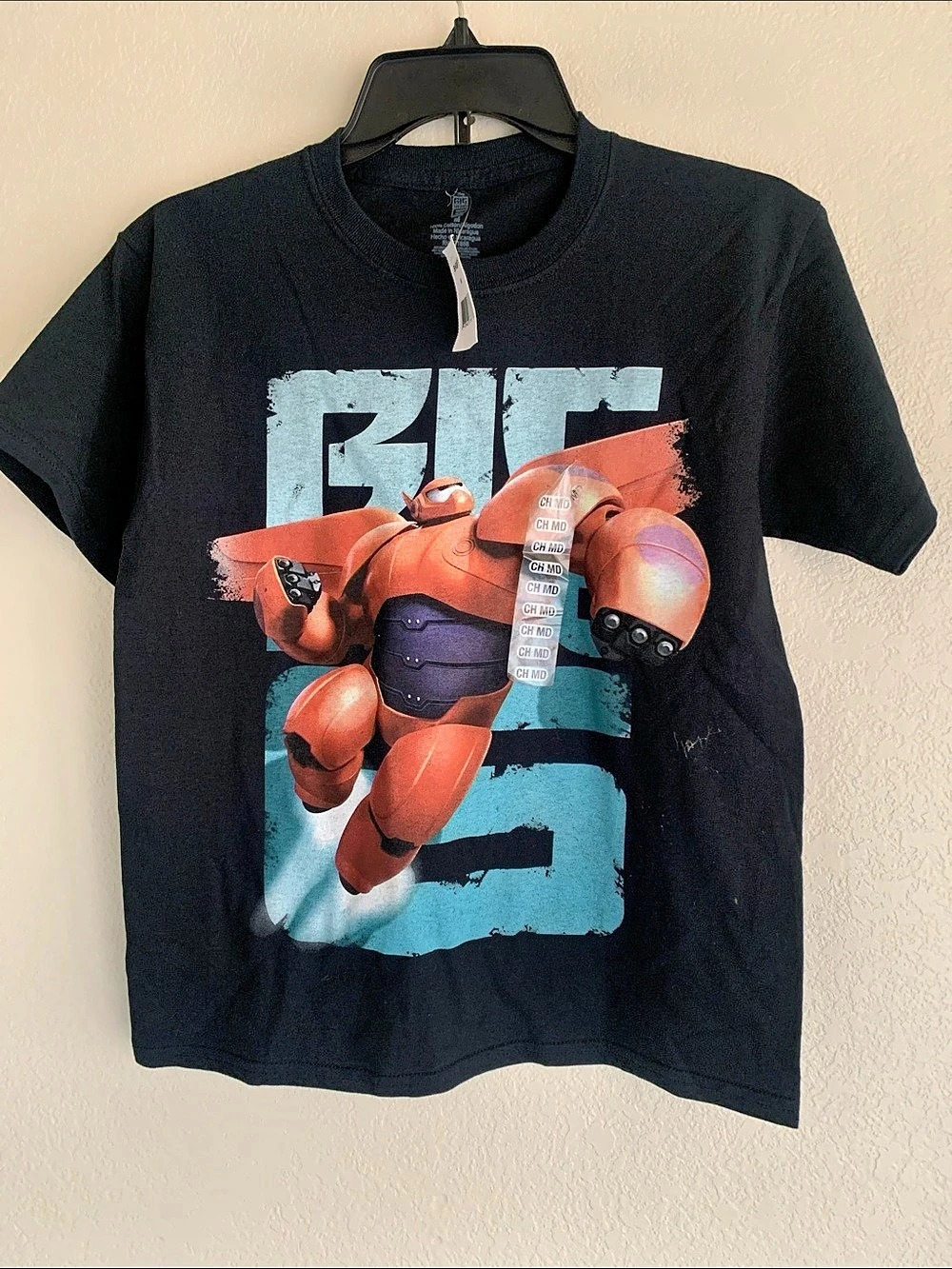 Disney Kids  Big Hero 6 Baymax Armor Graphic T-Shirt Size Medium